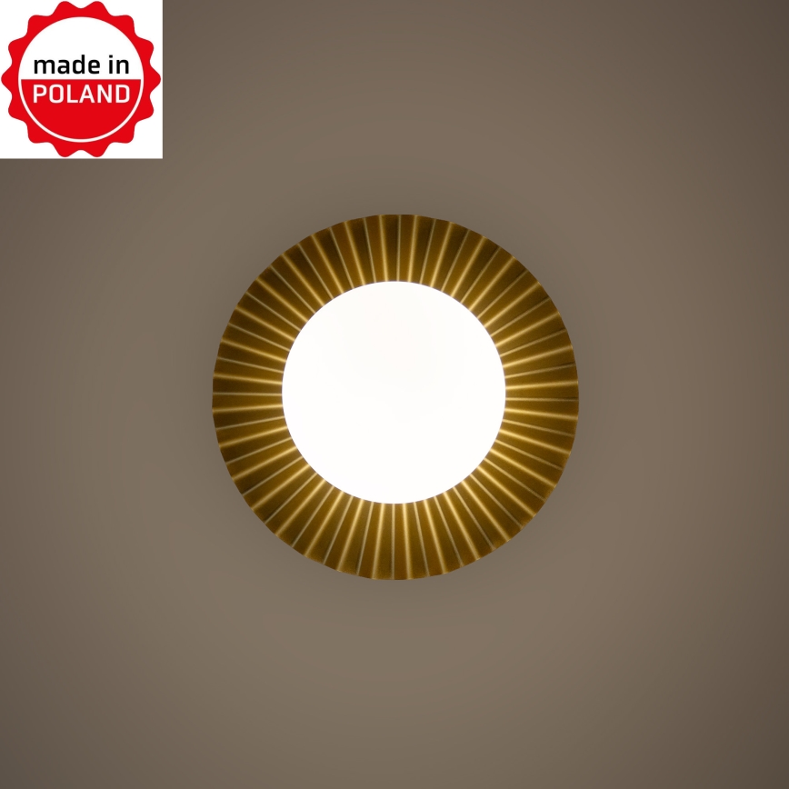 Wandleuchte SUNPLISS 1xG9/10W/230V Ø 20 cm gold/creme