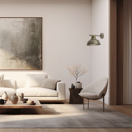 Wandleuchte SVEN 1xE27/15W/230V Messing