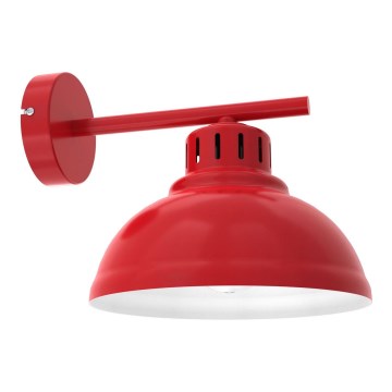 Wandleuchte SVEN 1xE27/15W/230V rot