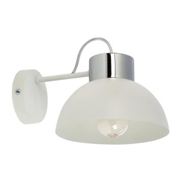 Wandleuchte TEDI 1xE27/60W/230V weiß/glänzendes Chrom