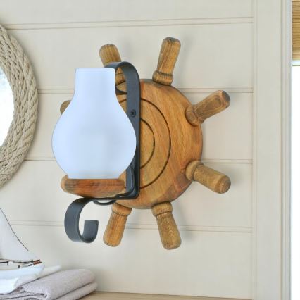 Wandleuchte TIMONA 1xE14/40W/230V Buche