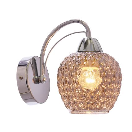 Wandleuchte TOBIAS 1xE27/40W/230V glänzendes Chrom