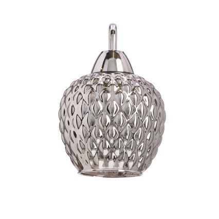 Wandleuchte TOBIAS 1xE27/40W/230V glänzendes Chrom