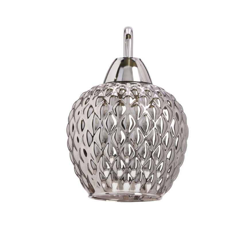 Wandleuchte TOBIAS 1xE27/40W/230V glänzendes Chrom