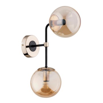 Wandleuchte TRANSFORMERS 2xE14/40W/230V gold