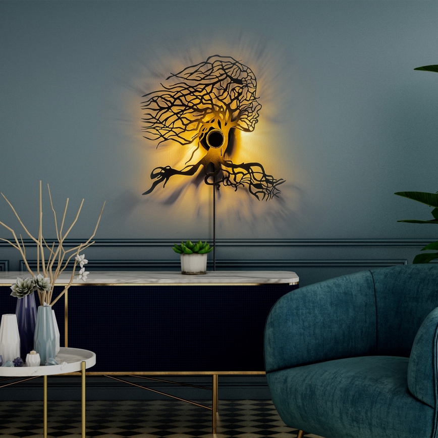 Wandleuchte TREE WOMAN 1xE27/40W/230V schwarz