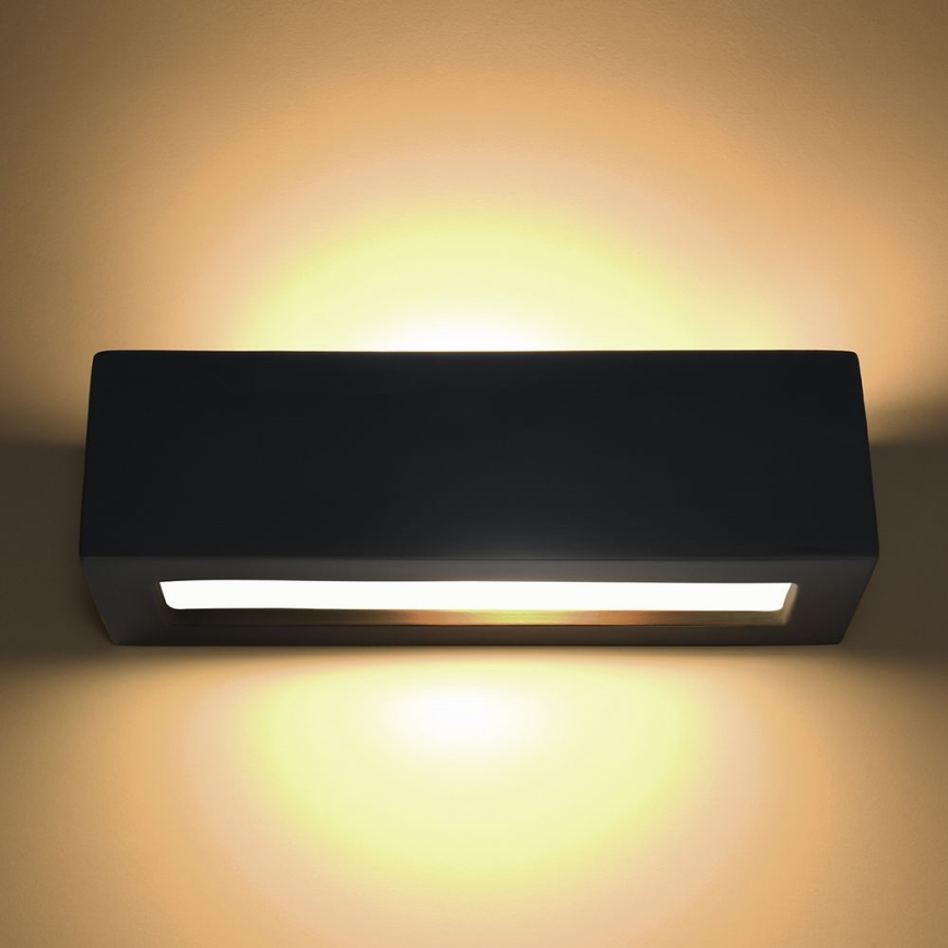 Wandleuchte VEGA 1xE27/60W/230V schwarz