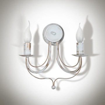 Wandleuchte VERSA 2xE14/40W/230V weiss 29 cm