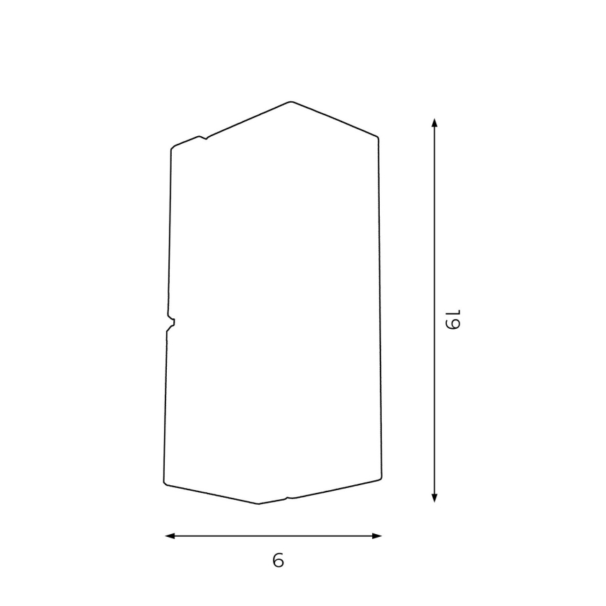 Wandleuchte WALL 1xGU10/8W/230V weiß