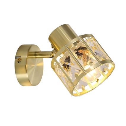 Wandleuchte ZAHARA 1xE27/10W/230V, goldfarben