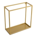 Wandregal 35x35 cm in Gold
