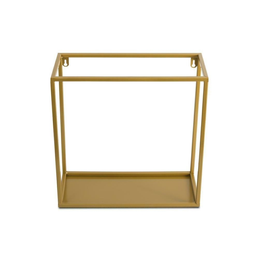 Wandregal 35x35 cm in Gold