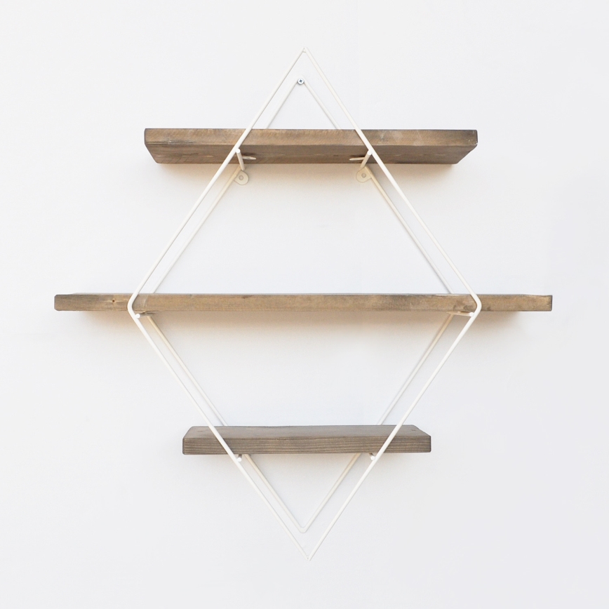 Wandregal 42x62 cm Fichte