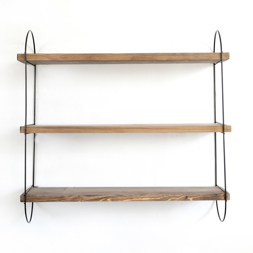 Wandregal 55x60 cm Fichte