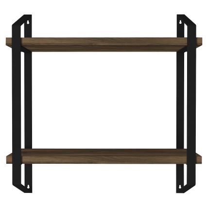 Wandregal ARNO 47x45 cm braun/schwarz