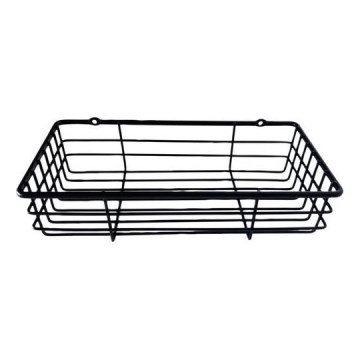 Wandregal für die Dusche 12x25 cm schwarz