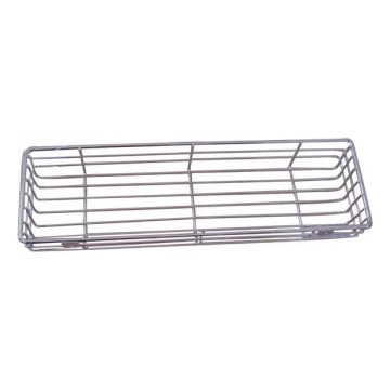 Wandregal für die Dusche 12x40 cm glänzender Chrom