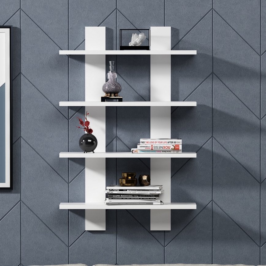Wandregal LAUREL 90x60 cm weiß