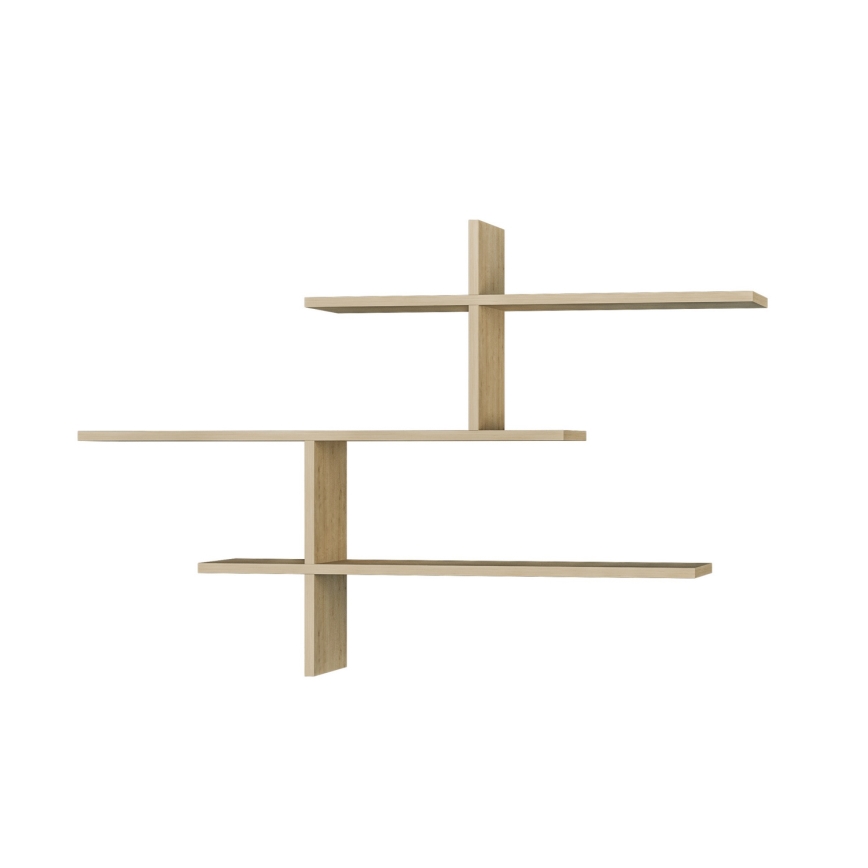 Wandregal LEO 80,5x123 cm Eiche