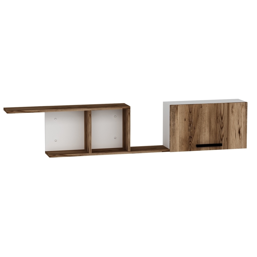 Wandregal NEWRA 35x150 cm braun