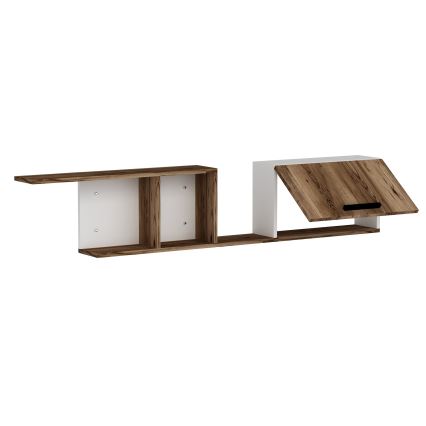 Wandregal NEWRA 35x150 cm braun