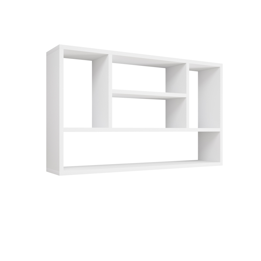 Wandregal PAPIKO 100x60x20 cm weiß