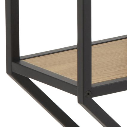 Wandregal SARON 77x77 cm Eiche/Schwarz