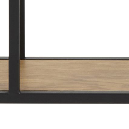 Wandregal SARON 77x77 cm Eiche/Schwarz