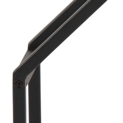 Wandregal SARON 77x77 cm Eiche/Schwarz