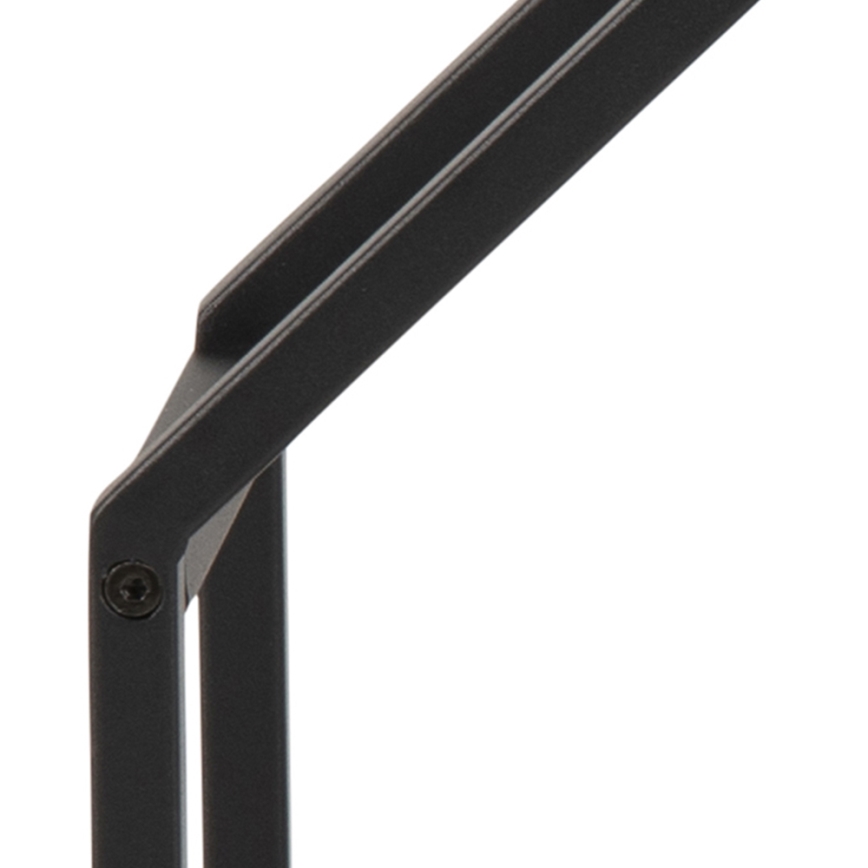 Wandregal SARON 77x77 cm Eiche/Schwarz