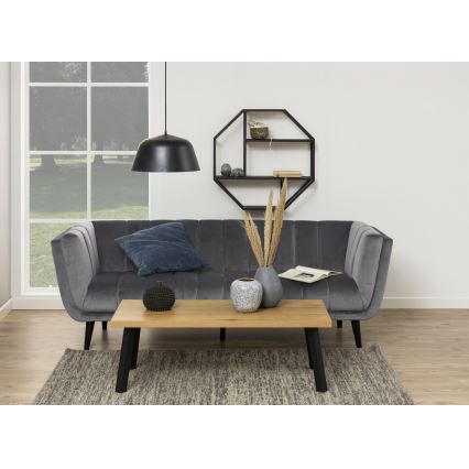 Wandregal SARON 77x77 cm schwarz