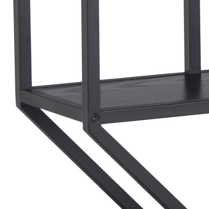 Wandregal SARON 77x77 cm schwarz