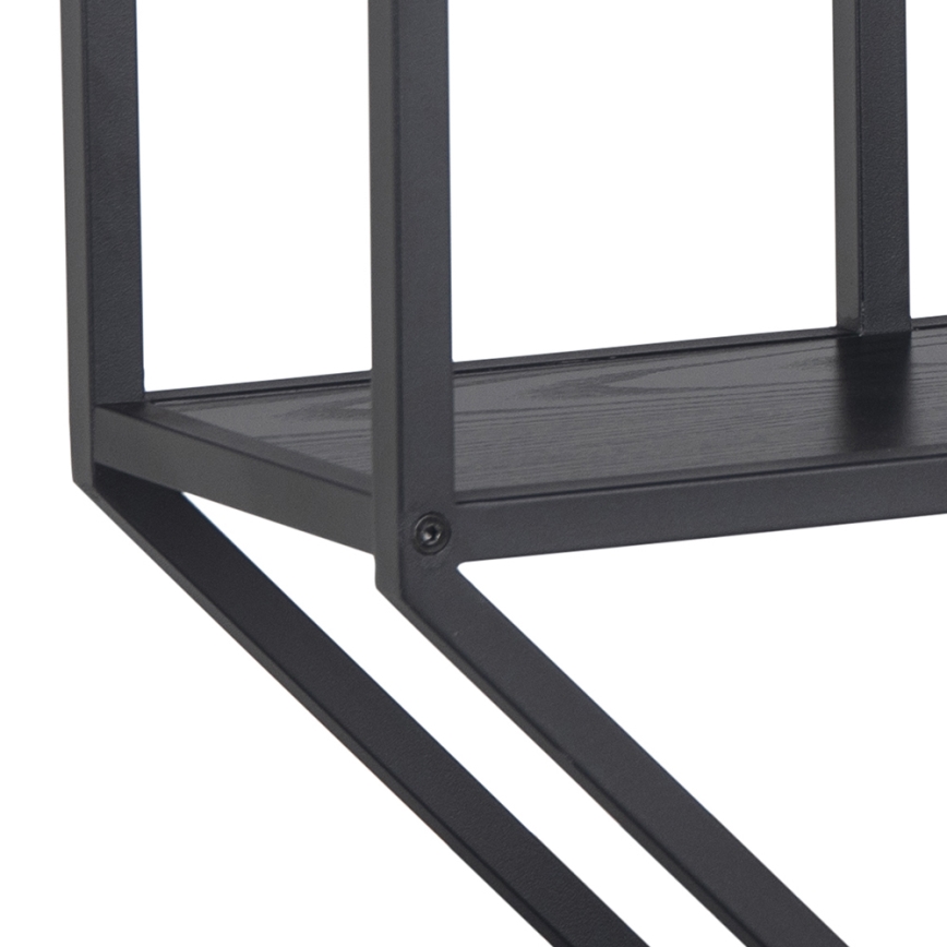 Wandregal SARON 77x77 cm schwarz
