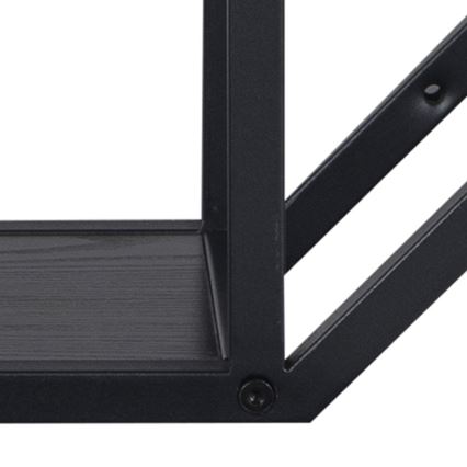 Wandregal SARON 77x77 cm schwarz