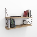 Wandregal SERAMONI 51x72 cm Eiche