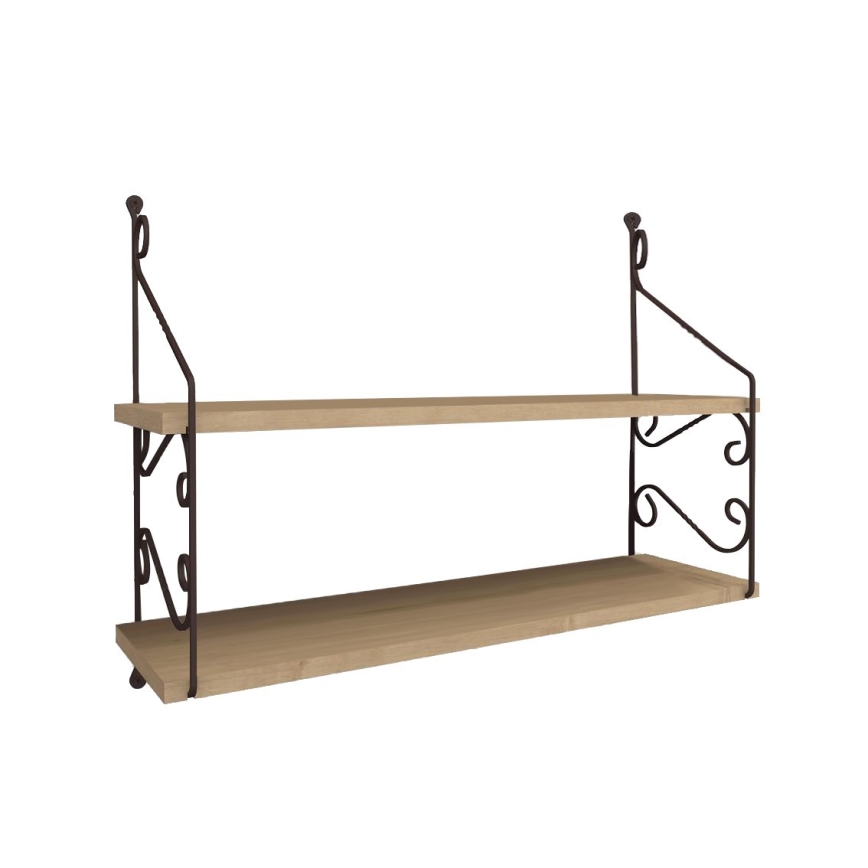 Wandregal SERAMONI 51x72 cm Eiche