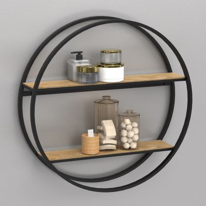 Wandregal SHELF d 62,5 cm Eiche