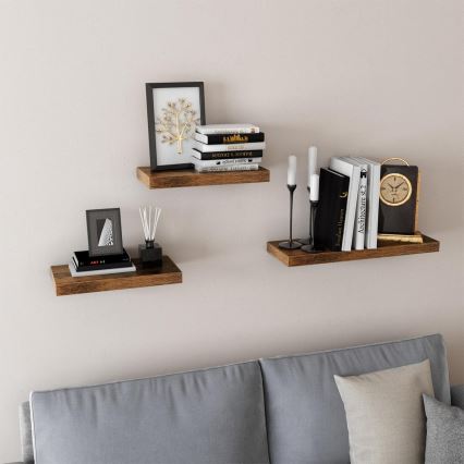Wandregal SHELFY braun