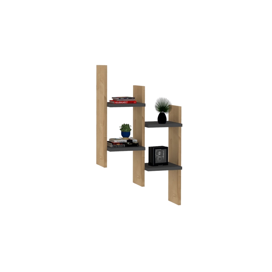 Wandregal SU 85x49 cm beige/anthrazit