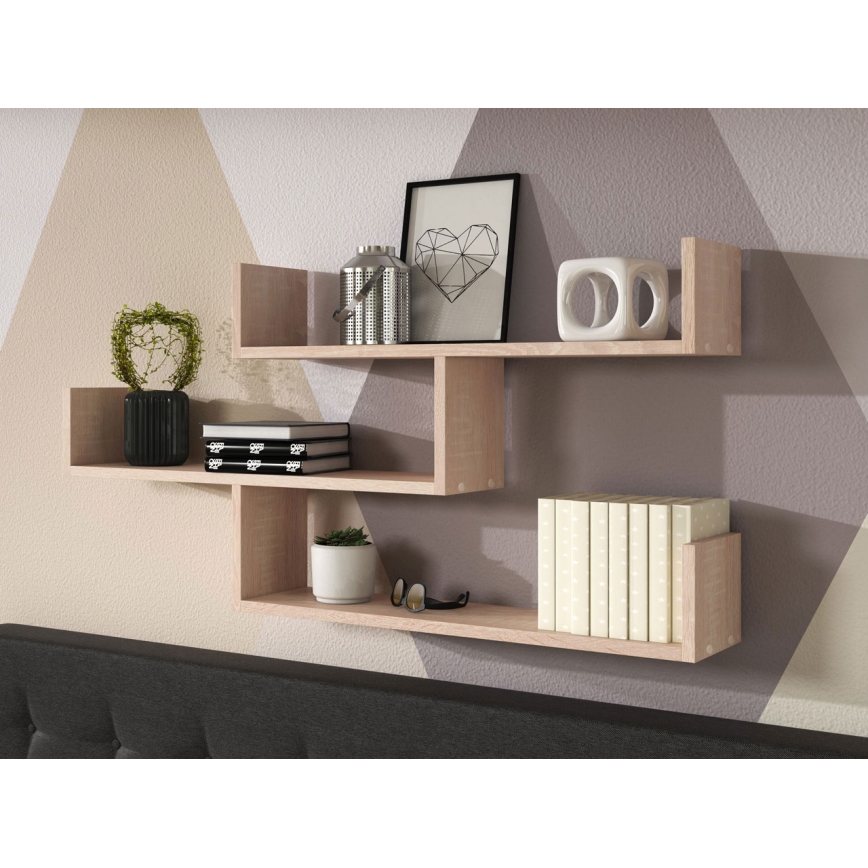 Wandregal TRIO 55x119 cm Eiche Sonoma