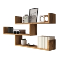 Wandregal TRIO 55x119 cm Eiche Wotan