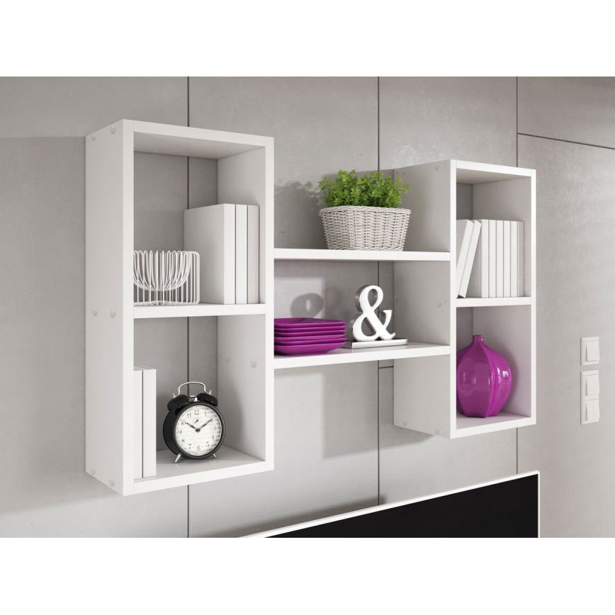 Wandregal TRIO 60x102 cm weiß