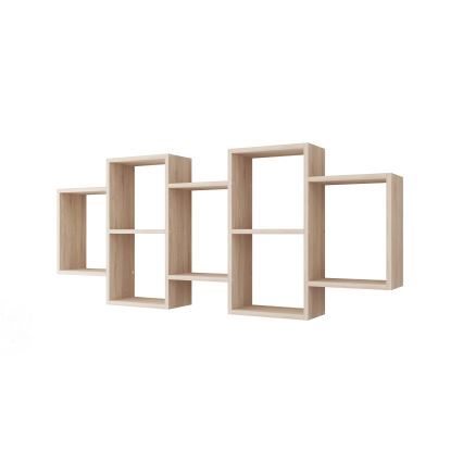 Wandregal TRIO 65x161 cm Eiche Sonoma