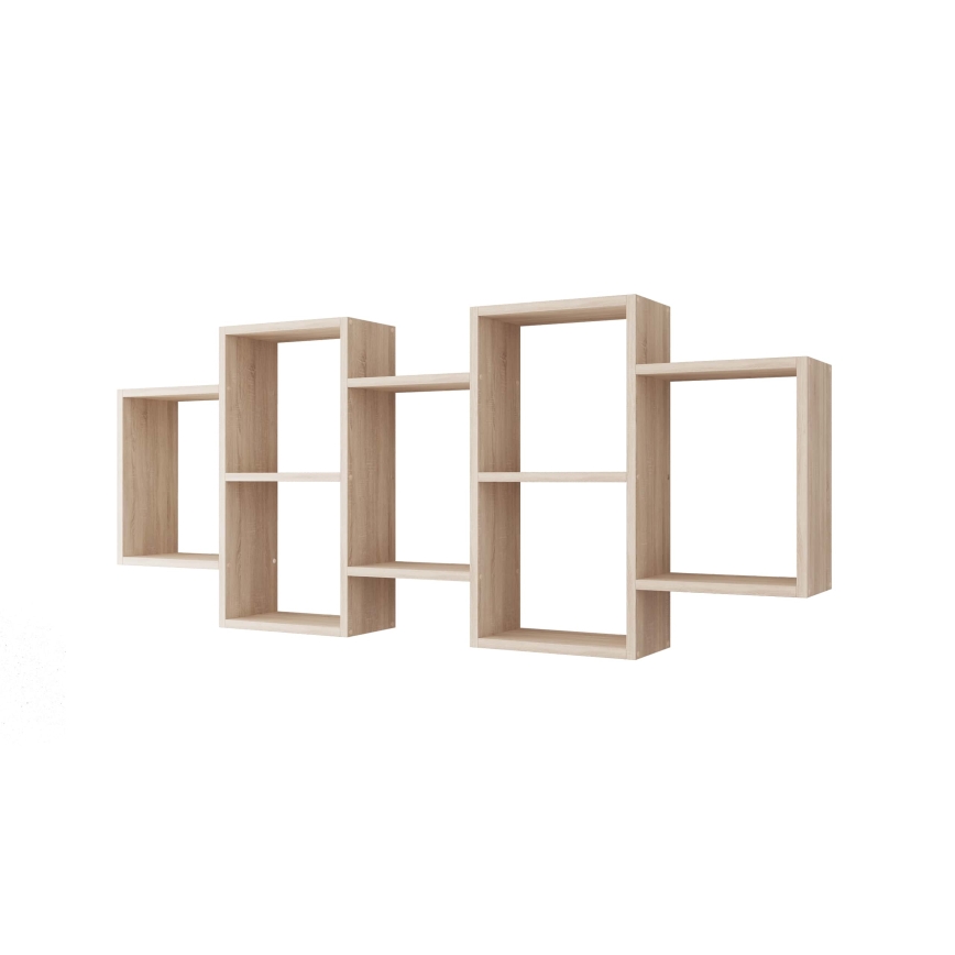 Wandregal TRIO 65x161 cm Eiche Sonoma