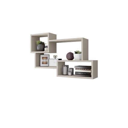 Wandregal TRIO 87x54x18 cm Kaschmir