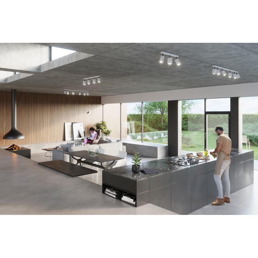 Sollux SL.0095 - Wandbeleuchtung MERIDA 1xGU10/40W/230V weiß