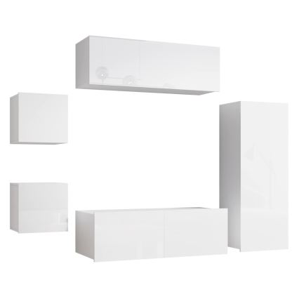Wandschrank CALABRINI 34x105 cm weiß