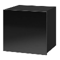 Wandschrank CALABRINI 34x34 cm schwarz