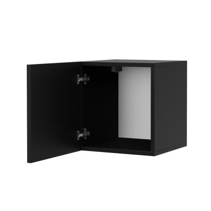 Wandschrank CALABRINI 34x34 cm schwarz