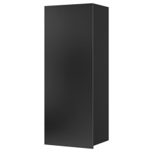 Wandschrank PAVO 117x45 cm glänzend schwarz/matt schwarz